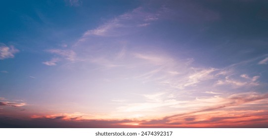 sunset sky with clouds background - Powered by Shutterstock