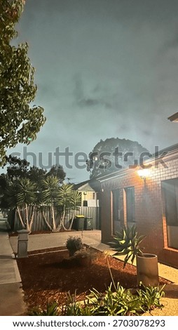 Sunset sky clouds bright evening sundown amazing beautifu view of my background at night 