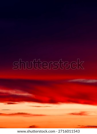 Sunset sky with dramatic streaked clouds and vibrant red-orange-purple hues – ideal nature background for commercial use Abstract Gradient Backdrop 