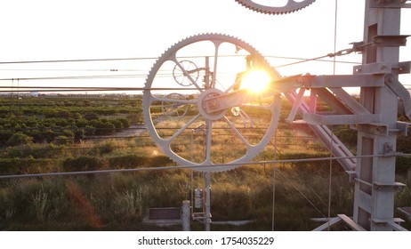 SUNSET  FROM THE SKY WITH DRON
