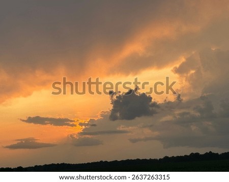 A sunset in the sky looks different when someone in heaven is painting it for you