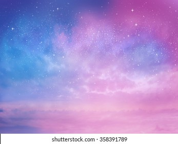 Sunset sky star background - Shutterstock ID 358391789