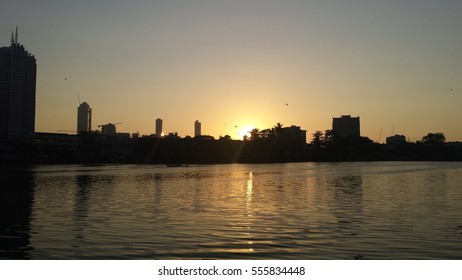 sunset skyline