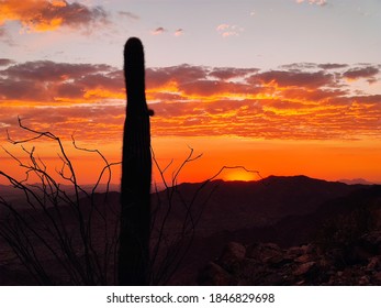 Sunset In Skyline Regional Park, Buckeye AZ