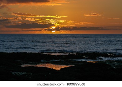 Sunset In South Kohala, Hawaii