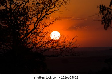 Sunset In The Southern Hemisphere Of The Globe