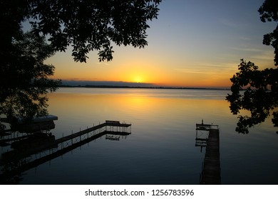 Sunset, Spirit Lake, Iowa