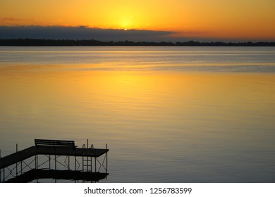 Sunset, Spirit Lake, Iowa