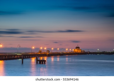 Sunset At St Kilda