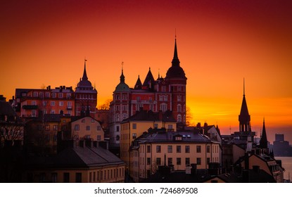 Sunset at Stockholm, Sweden