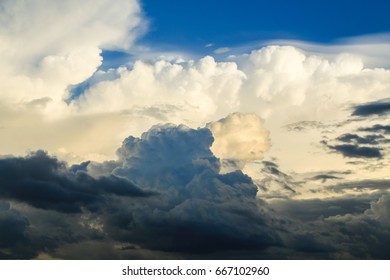 Sunset with  storm clouds