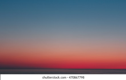 The Sunset Of Strait Of Tartary.