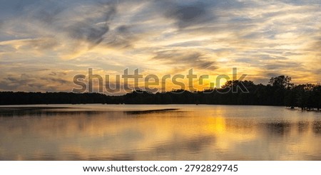 Sunset at Stumpy Lake in Virginia Beach