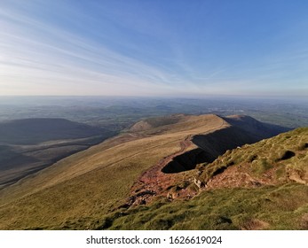 Sunset In The Summer Taking From Pen Y Fan In The Brecon Beacons