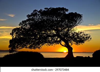 Sunset At Sunken City