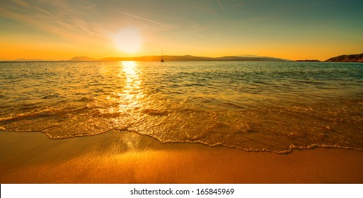 Sunset Sunny Beach