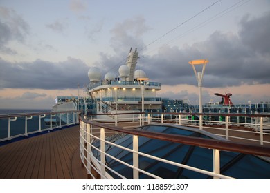 Sunset Sunrise Cruise Ship Deck Stock Photo 1188591307 | Shutterstock