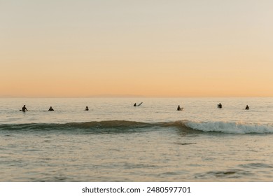 Sunset Surf Landscape Hawaii California - Powered by Shutterstock