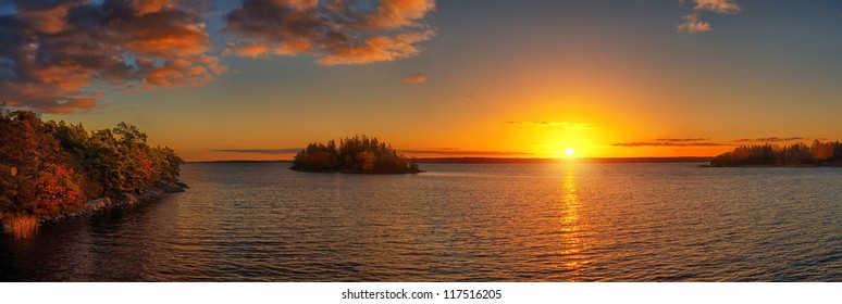 Sunset In The Swedish Archipelago