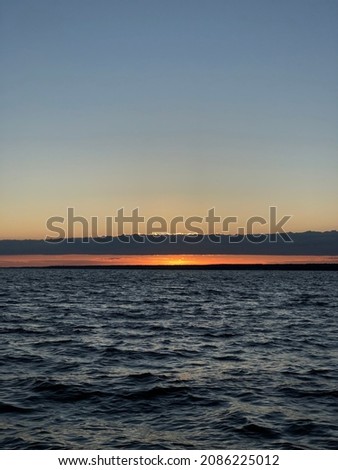 Similar – Image, Stock Photo Norwegian Sunset Norway