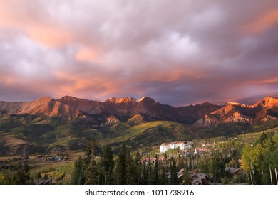 Sunset In Telluride Colorado