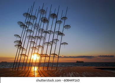 Sunset At Thessaloniki