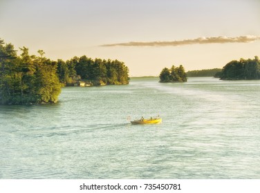 Sunset At Thousand Islands