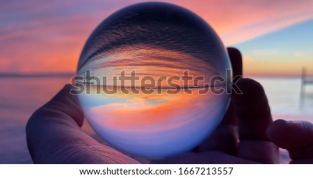 sunset through a different perspective