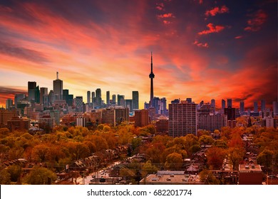 Sunset in Toronto