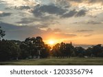 sunset tree and sky