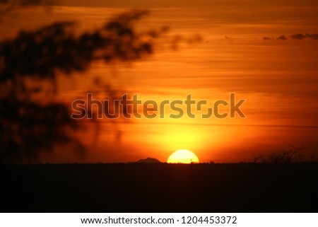 
sunset from a trip to the backwoods 