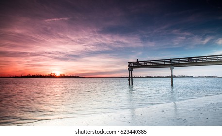 Sunset At Tybee Island