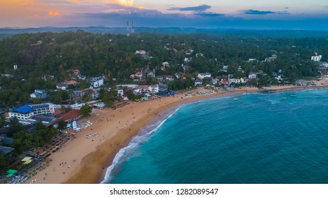 Sunset In Unawatuna, Sri Lanka.