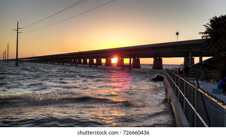 Sunset Under Bridge