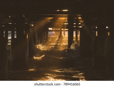 Sunset under the Pier