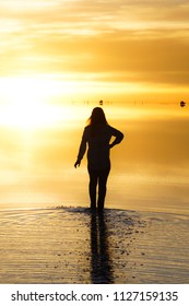 Sunset in Uyuni