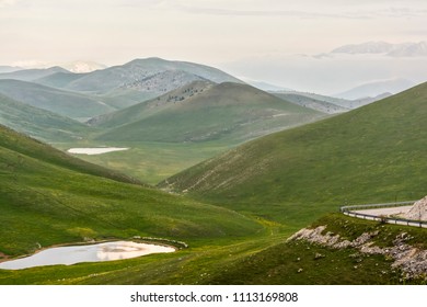 Sunset in the valley