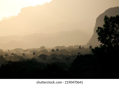 Sunset In The Viñales Valley In Cuba