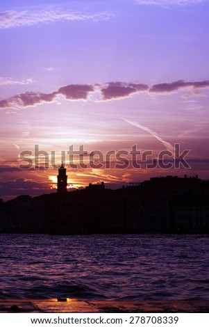 Sunset in Venice