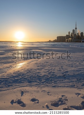 sunset view of the city 