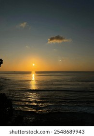 Sunset view from the cliff