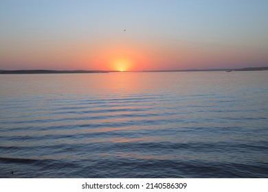 Sunset View Of Mosul Dam In Kurdistan-Iraq