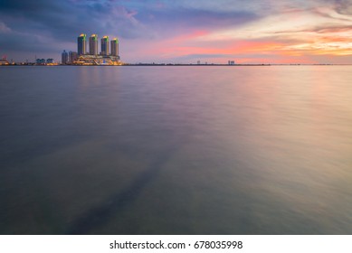 Sunset View At Mutiara Beach Pluit