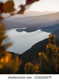 Sunset View On Walchensee From Jochberg