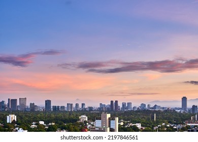 Sunset View Of Polanco, Mexico City