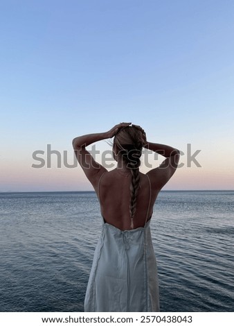 Sunset view in Pythagorion Samos Greace 