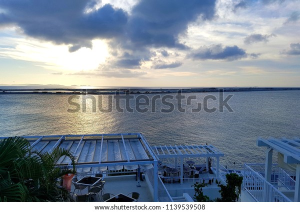 Sunset View Umikaji Terrace On Senagajima Stock Photo Edit Now