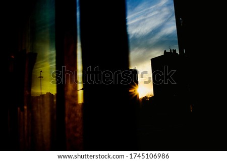 Similar – Image, Stock Photo Paris Evening Sunset
