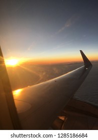 Sunset View with the wing