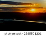 Sunset viewed from Arnside Knott.